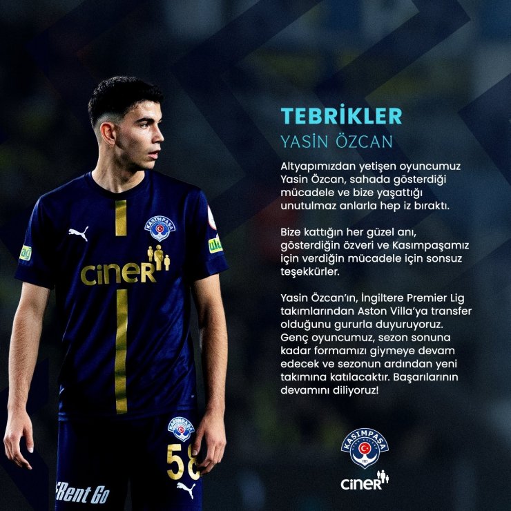 YASİN ÖZCAN, RESMEN ASTON VİLLA’DA