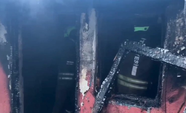 SARIYER’DE GECEKONDU YANGINI