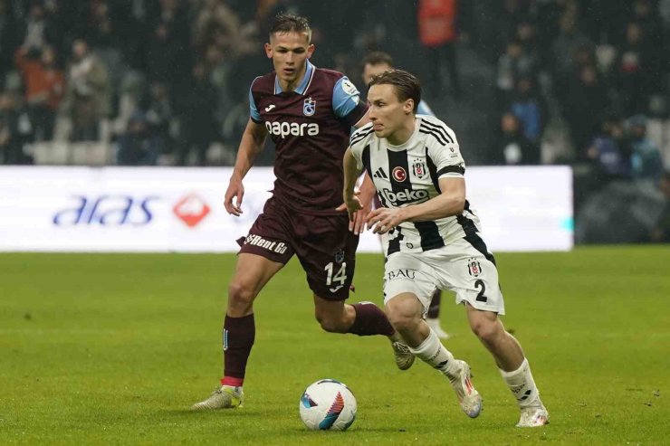 TRENDYOL SÜPER LİG: BEŞİKTAŞ: 0 - TRABZONSPOR: 1 (İLK YARI)