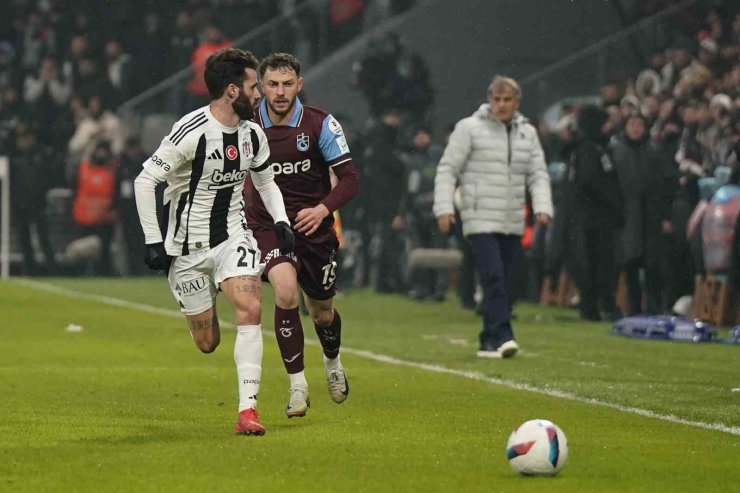TRENDYOL SÜPER LİG: BEŞİKTAŞ: 0 - TRABZONSPOR: 1 (İLK YARI)