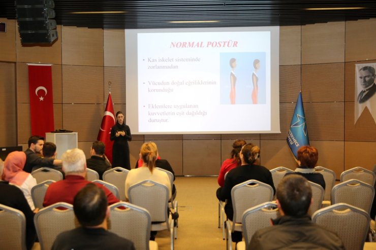 KÜÇÜKÇEKMECE BELEDİYESİ’NDEN PERSONELE ‘ERGONOMİ VE İŞİTME DENGE’ EĞİTİMİ