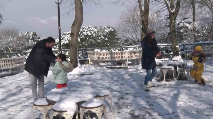 ÇAMLICA’DA ÇOCUKLAR KARIN KEYFİNİ ÇIKARDI