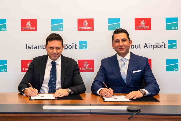 İGA İSTANBUL HAVALİMANI VE EMİRATES’TEN İŞ BİRLİĞİ ANLAŞMASI