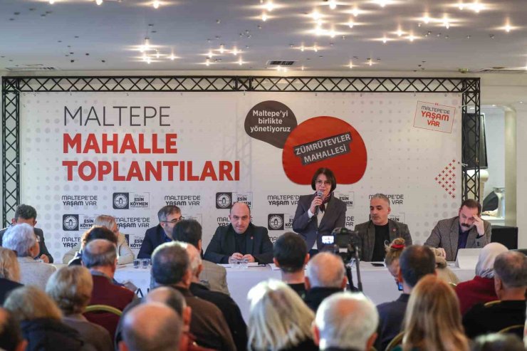 BAŞKAN KÖYMEN, MALTEPE’NİN EN KALABALIK MAHALLESİNE KONUK OLDU