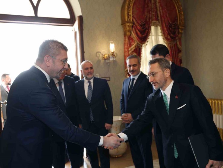 CUMHURBAŞKANI ERDOĞAN, KUZEY MAKEDONYA BAŞBAKANI MİCKOSKİ’Yİ KABUL ETTİ