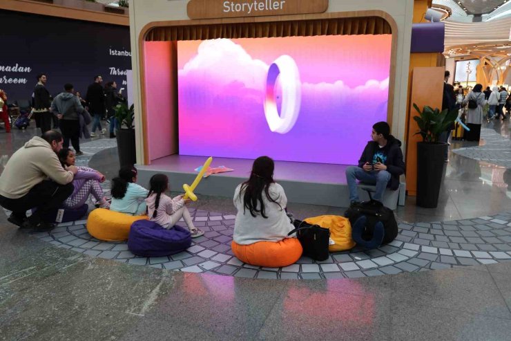 İSTANBUL HAVALİMANI’NDAKİ ‘RAMAZAN KÖYÜ’NE YOĞUN İLGİ