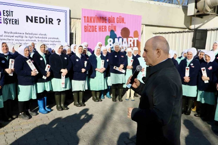 BÜYÜKÇEKMECE’DE 8 MART KADINLAR GÜNÜ’NDE KADIN İSTİHDAMINA ANLAMLI DESTEK