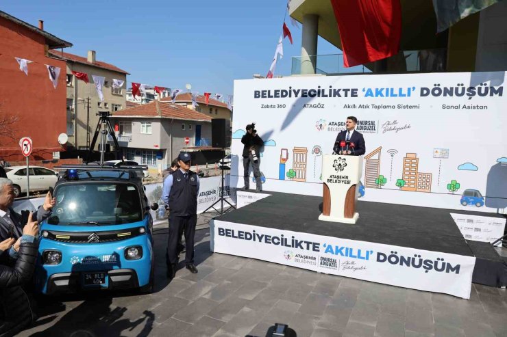 ATAŞEHİR’DE ŞEHİR DENETİMİNE YAPAY ZEKA DOKUNUŞU: ’ZABITA360’ YOLLARA ÇIKTI