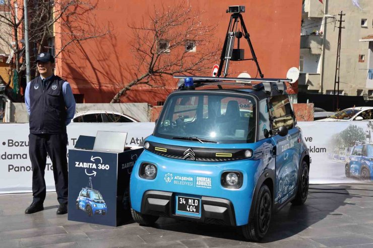 ATAŞEHİR’DE ŞEHİR DENETİMİNE YAPAY ZEKA DOKUNUŞU: ’ZABITA360’ YOLLARA ÇIKTI