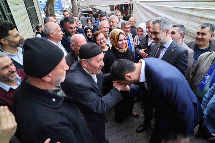 BAŞKAN ÖZDEMİR’DEN PAZAR VE ESNAF ZİYARETİ