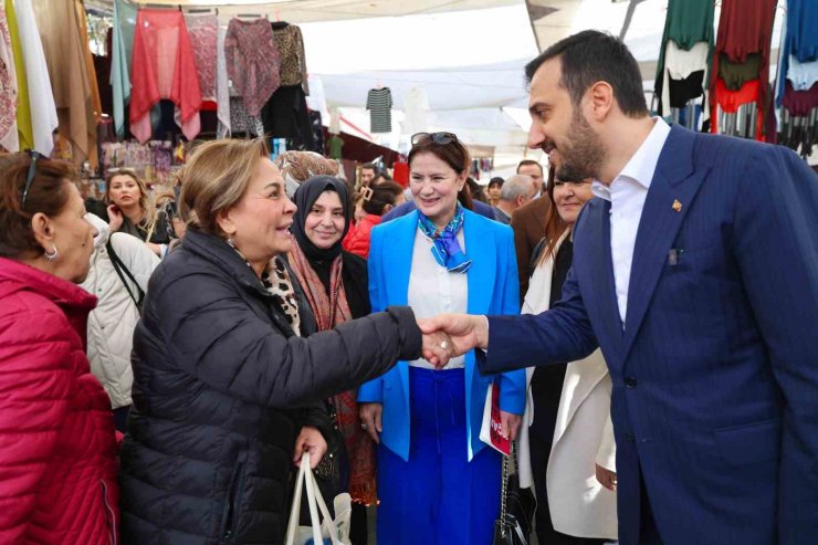 BAŞKAN ÖZDEMİR’DEN PAZAR VE ESNAF ZİYARETİ