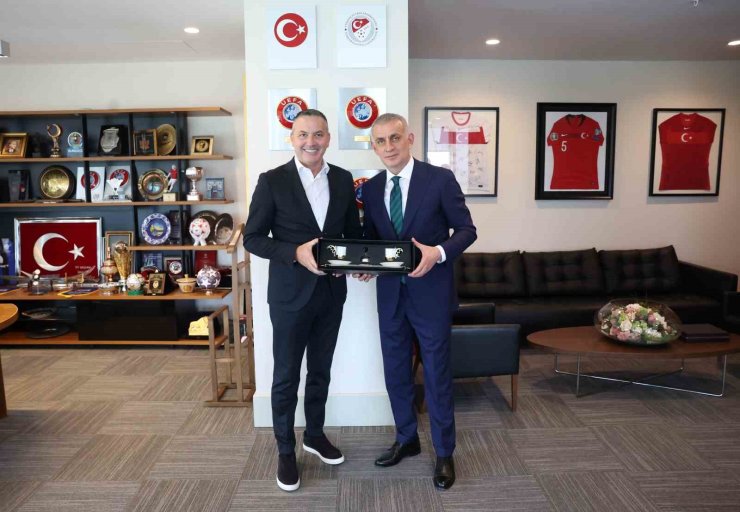 MARİJAN KUSTİC’TEN, TFF BAŞKANI HACIOSMANOĞLU’NA ZİYARET