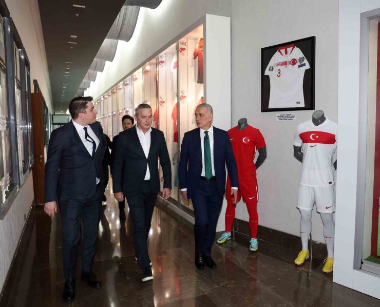 MARİJAN KUSTİC’TEN, TFF BAŞKANI HACIOSMANOĞLU’NA ZİYARET