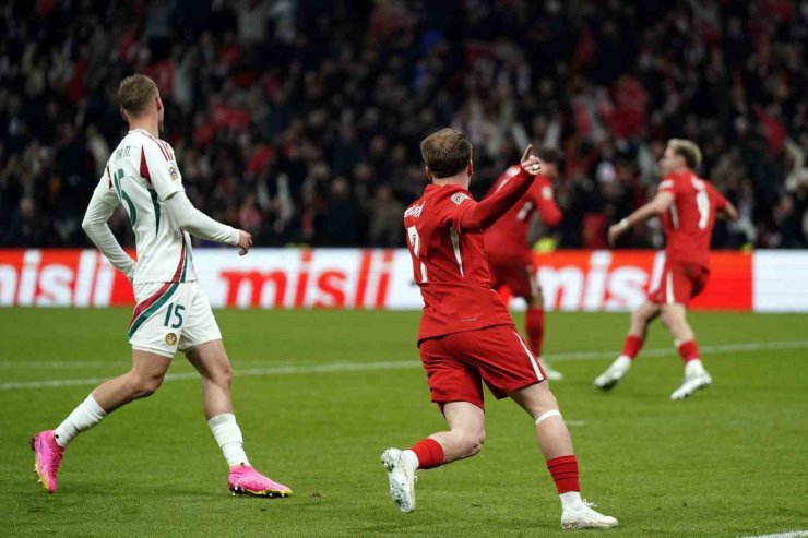 UEFA ULUSLAR LİGİ: TÜRKİYE: 1 - MACARİSTAN: 1 (İLK YARI)