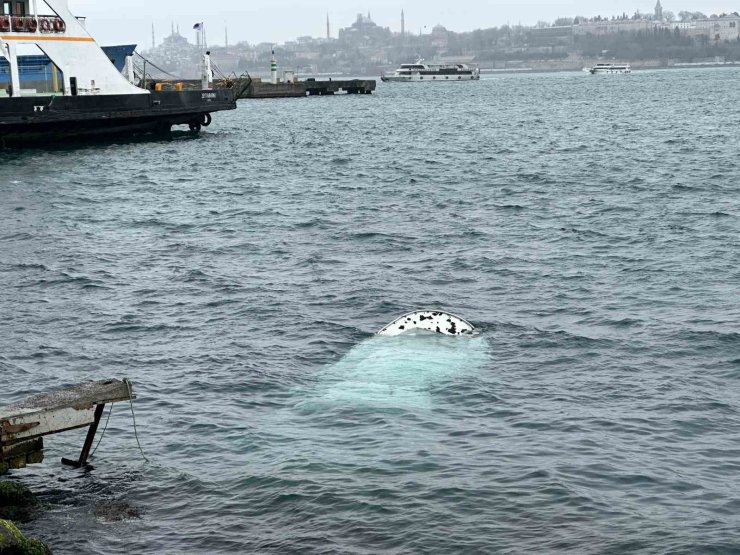 ÜSKÜDAR’DA BALIKÇI TEKNESİ BATTI
