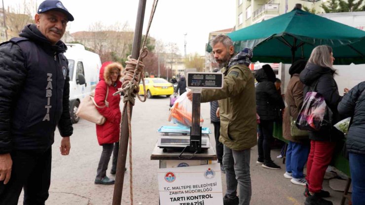 MALTEPE’NİN SEMT PAZARLARINDA SIKI DENETİM