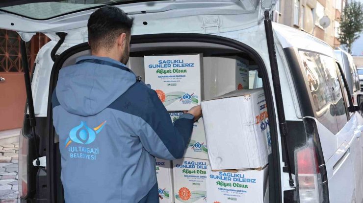 SULTANGAZİ BELEDİYESİ RAMAZAN’DA İHTİYAÇ SAHİPLERİNİN YANINDA