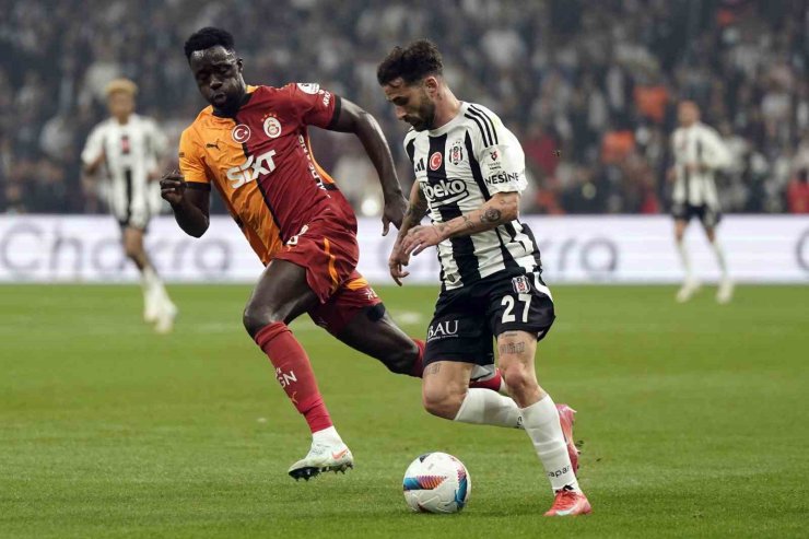 TRENDYOL SÜPER LİG: BEŞİKTAŞ: 1 - GALATASARAY: 1 (İLK YARI)