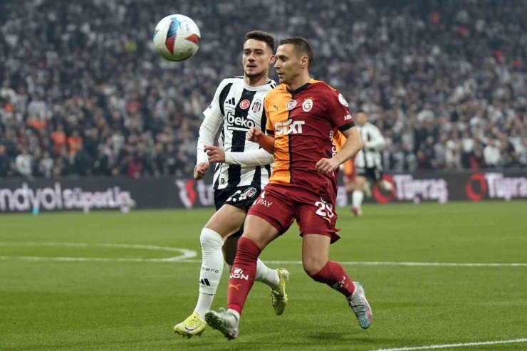 TRENDYOL SÜPER LİG: BEŞİKTAŞ: 1 - GALATASARAY: 1 (İLK YARI)