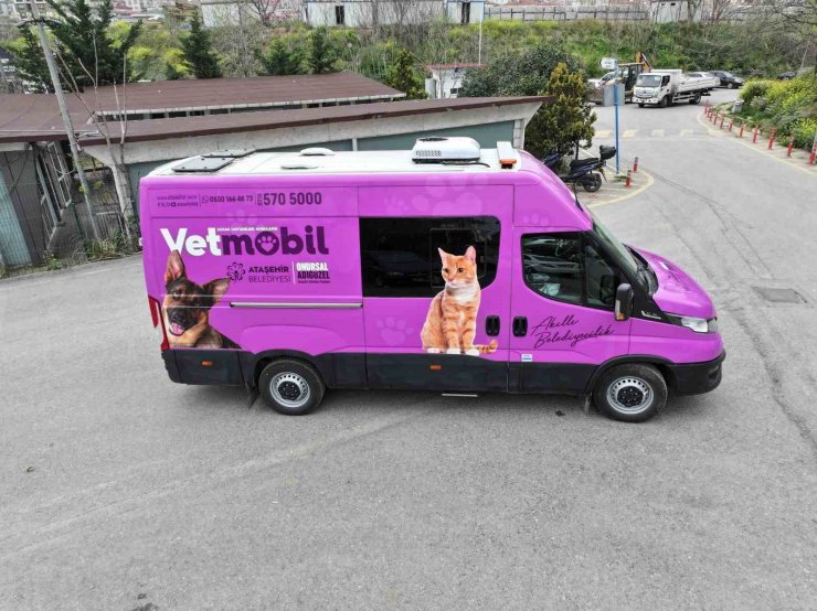 ATAŞEHİR BELEDİYESİ, YENİ HAYVAN AMBULANSI "VETMOBİL"İ HİZMETE SUNUYOR