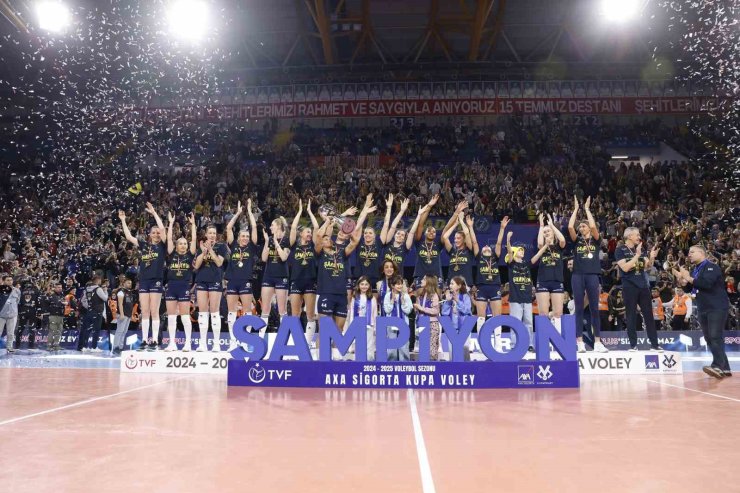 AXA SİGORTA KADINLAR KUPA VOLEY’DE KAZANAN FENERBAHÇE
