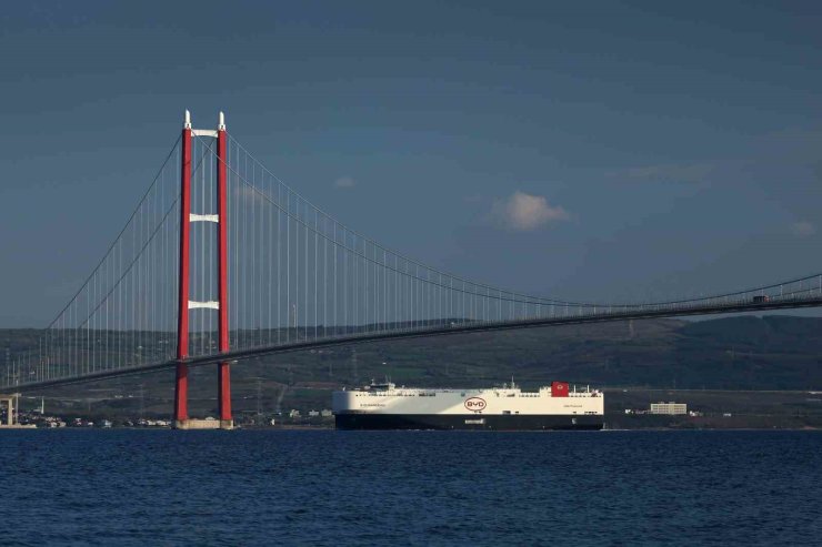 BYD’NİN DEV ARAÇ GEMİSİ ’BYD CHANGZHOU’ TÜRKİYE’YE ULAŞTI