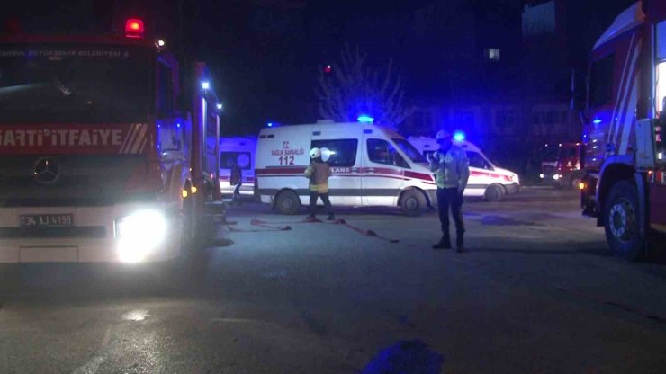 MALTEPE HUZUREVİ’NDE YANGIN PANİĞİ