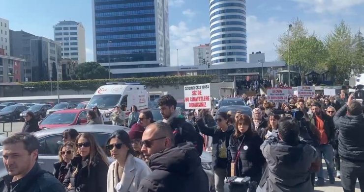 MATTİA AHMET İÇİN YÜZLERCE KİŞİ KARTAL ADLİYESİ’NE AKIN ETTİ