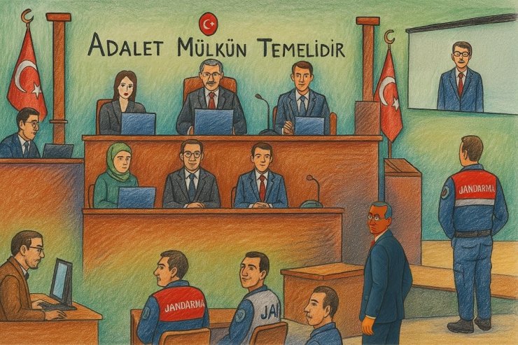 İHLAS HABER AJANSI ADLİYE RESSAMI İMAMOĞLU’NUN İFADELERİNİ BÖYLE ÇİZDİ