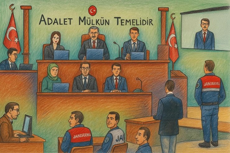 İHLAS HABER AJANSI ADLİYE RESSAMI İMAMOĞLU’NUN İFADELERİNİ BÖYLE ÇİZDİ