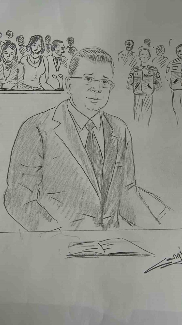 İHLAS HABER AJANSI ADLİYE RESSAMI İMAMOĞLU’NUN İFADELERİNİ BÖYLE ÇİZDİ