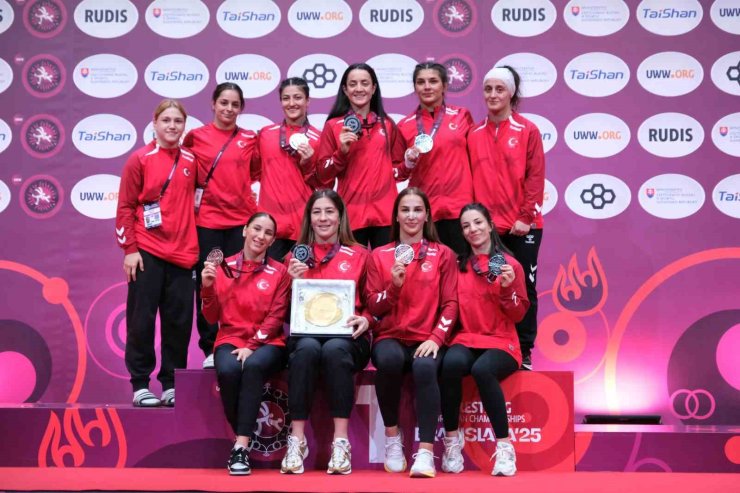 AVRUPA GÜREŞ ŞAMPİYONASI’NDA MİLLİ KADIN GÜREŞÇİLERDEN TARİHİ BAŞARI
