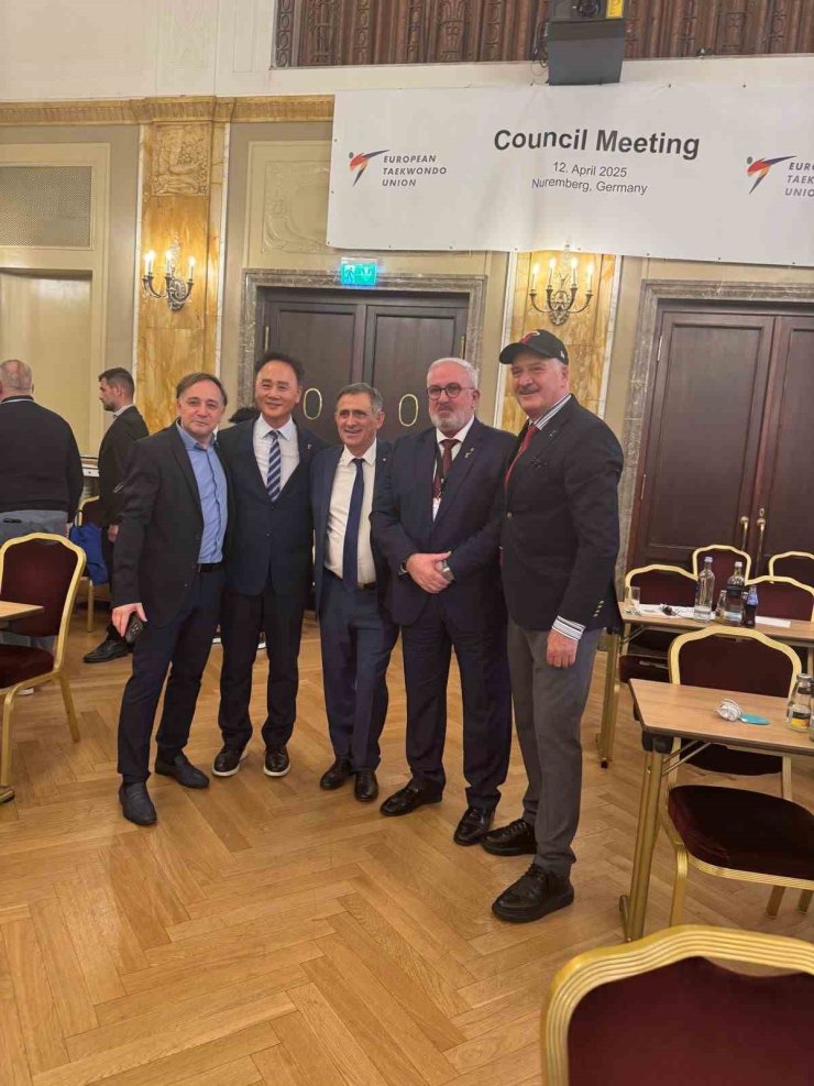 METİN ŞAHİN, YENİDEN AVRUPA TAEKWONDO FEDERASYONU ASBAŞKANLIĞI GÖREVİNE SEÇİLDİ