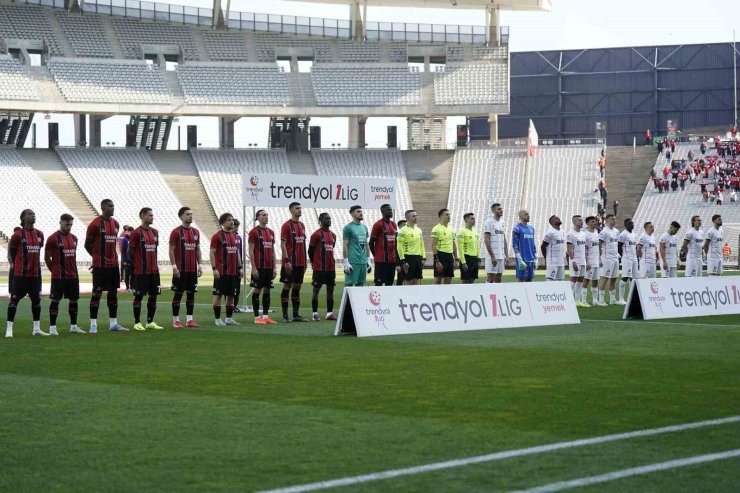 TRENDYOL 1. LİG: FATİH KARAGÜMRÜK: 0 - GENÇLERBİRLİĞİ: 0