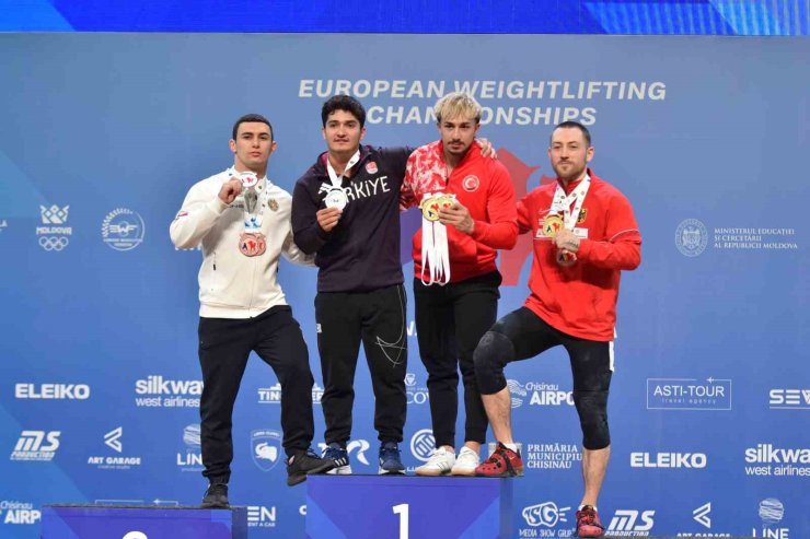 MİLLİ HALTERCİ YUSUF FEHMİ GENÇ’TEN REKORLAR GELEN AVRUPA ŞAMPİYONLUĞU