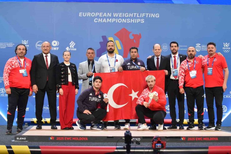 MİLLİ HALTERCİ YUSUF FEHMİ GENÇ’TEN REKORLAR GELEN AVRUPA ŞAMPİYONLUĞU