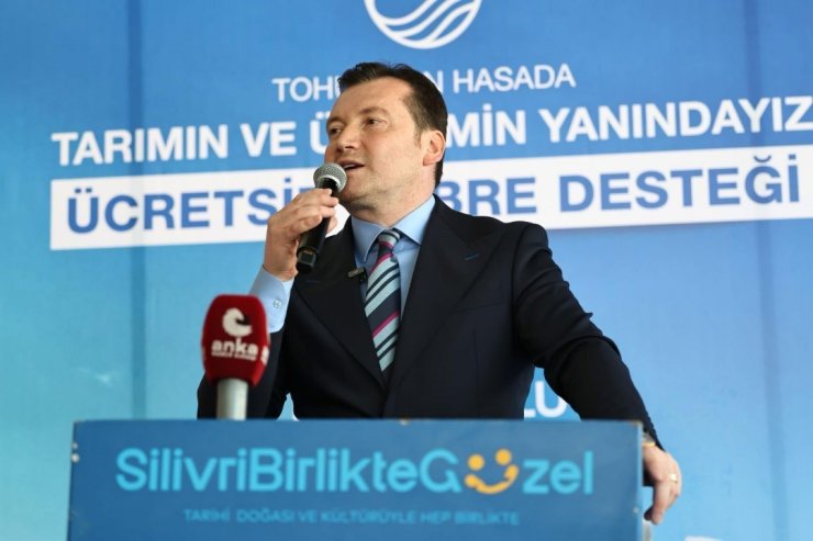 SİLİVRİ’DE TABAN GÜBRESİ DAĞITIM TÖRENİ DÜZENLENDİ