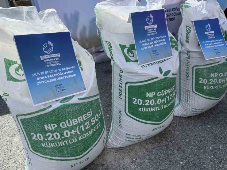SİLİVRİ BELEDİYESİ’NDEN KADIN TARIM ÜRETİCİLERİNE ÜCRETSİZ GÜBRE DESTEĞİ