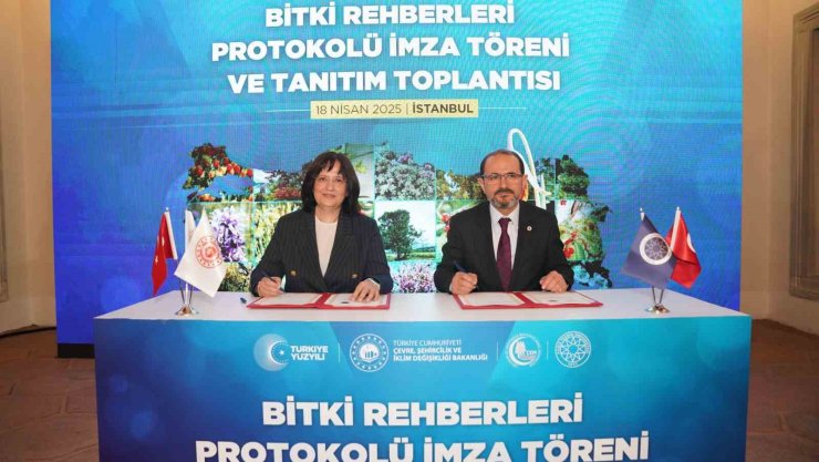 BİTKİ REHBERLERİ PROTOKOLÜ İMZA TÖRENİ VE TANITIM TOPLANTISI YAPILDI