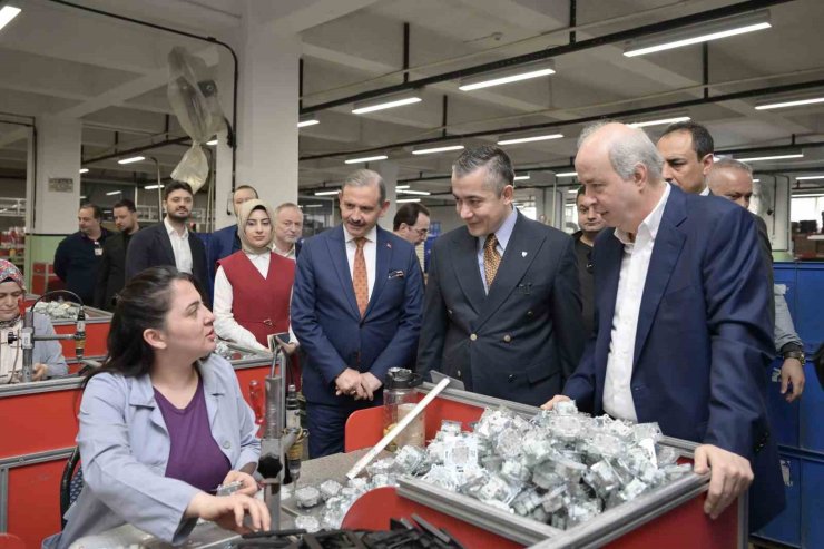 BAŞKAN VEKİLİ CAN AKSOY’DAN SANAYİ KURULUŞLARINA ZİYARET