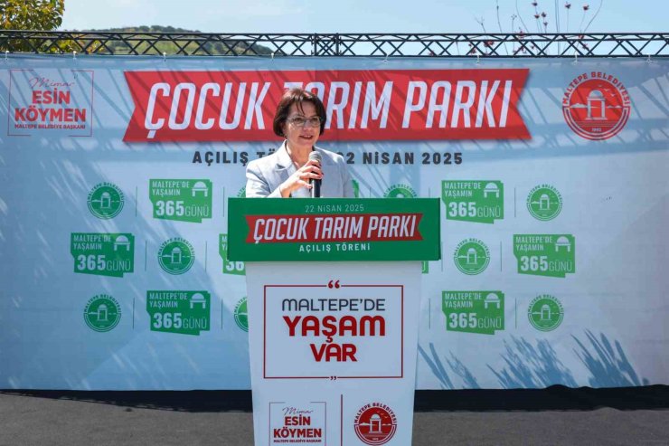 ÇOCUKLARA 23 NİSAN HEDİYESİ: ‘MALTEPE ÇOCUK TARIM PARKI’ AÇILDI