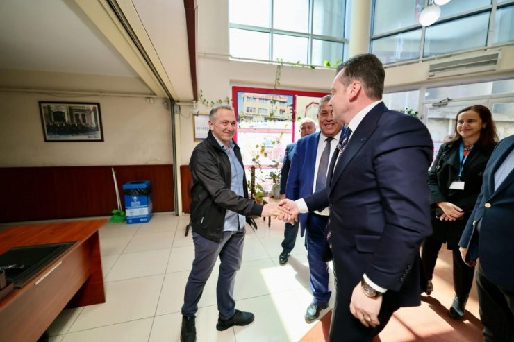 BAŞKAN BALCIOĞLU, SİLİVRİ BİRLEŞİK ESNAF VE SANATKARLAR ODASI’NI ZİYARET ETTİ