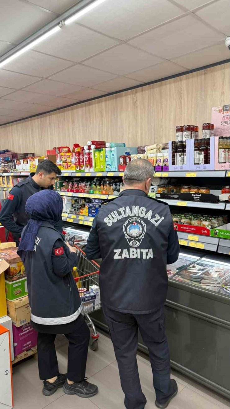 SULTANGAZİ’DE MARKETLERDE SIKI DENETİM
