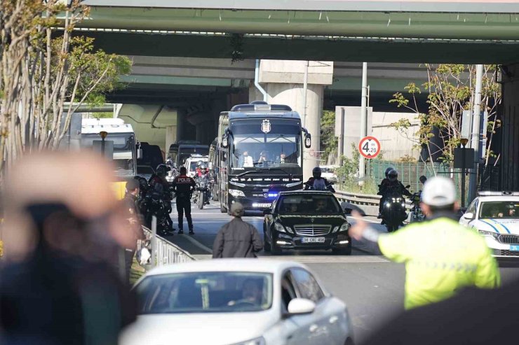 BEŞİKTAŞ, DERBİ İÇİN ÜLKER STADYUMU’NA GELDİ