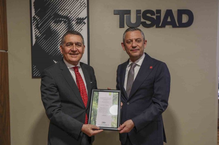 CHP GENEL BAŞKANI ÖZGÜR ÖZEL, TÜSİAD’I ZİYARET ETTİ