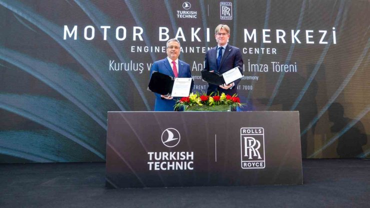 THY VE ROLLS-ROYCE ORTAKLIĞINDA MOTOR BAKIM MERKEZİ AÇILIYOR