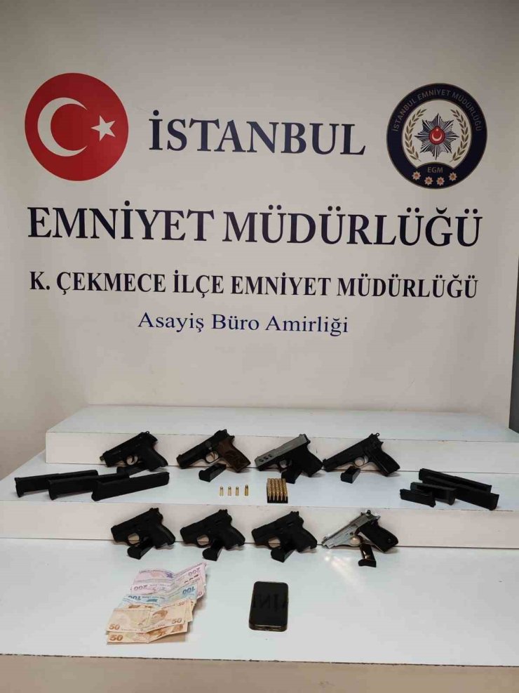 KÜÇÜKÇEKMECE’DE SİLAH TİCARETİ YAPAN ŞÜPHELİ BAĞCILAR’DA YAKALANDI