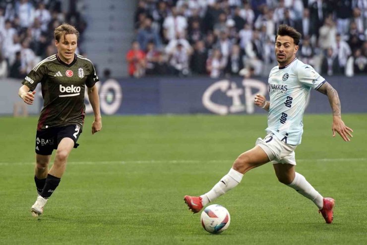 TRENDYOL SÜPER LİG: BEŞİKTAŞ: 2 - ADANA DEMİRSPOR: 1 (İLK YARI)
