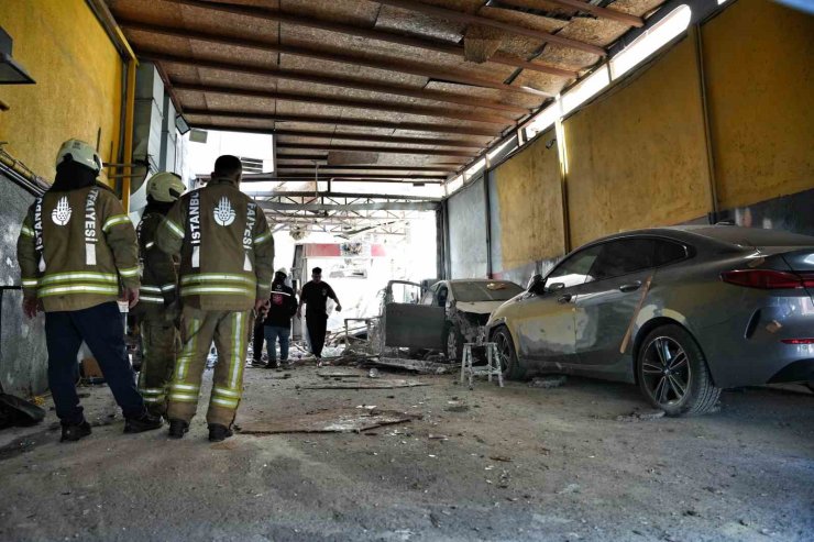 BAĞCILAR’DA PATLAMA SIRASINDA YAŞANANLAR KAMERADA