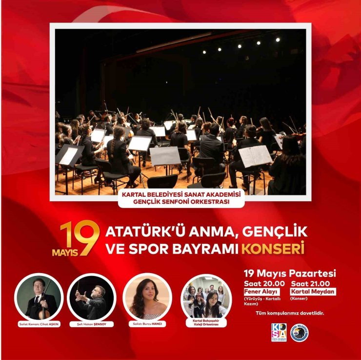 KARTAL BELEDİYESİ’NDEN 19 MAYIS’A YAKIŞIR KUTLAMA: SPOR VE SANATLA DOLU BİR BAYRAM